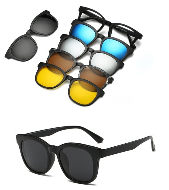 Lunettes magnétiques 5 en 1